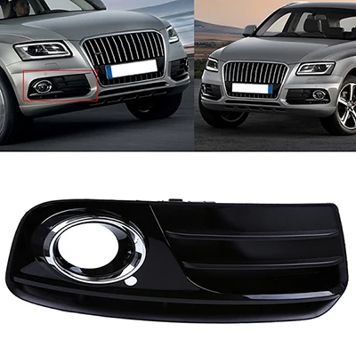 1 Pcs Right Автомобильный противотуманный светильник posbay для Audi Q5(8R) MK1 2012 2013 подтяжка лица передний нижний бампер противотуманная фара решетка крышка - Цвет: 1 Pcs Right