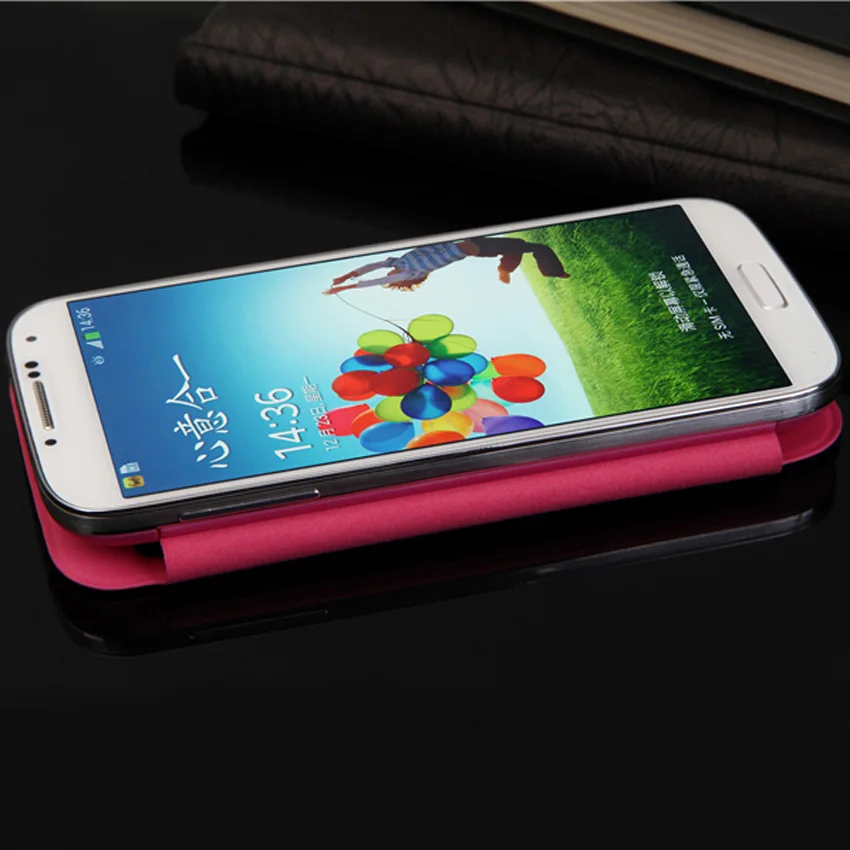 Кожаный чехол с откидной крышкой для телефона Samsung Galaxy S4 S 4 SIV 9500 GalaxyS4 GT I9500 I9505