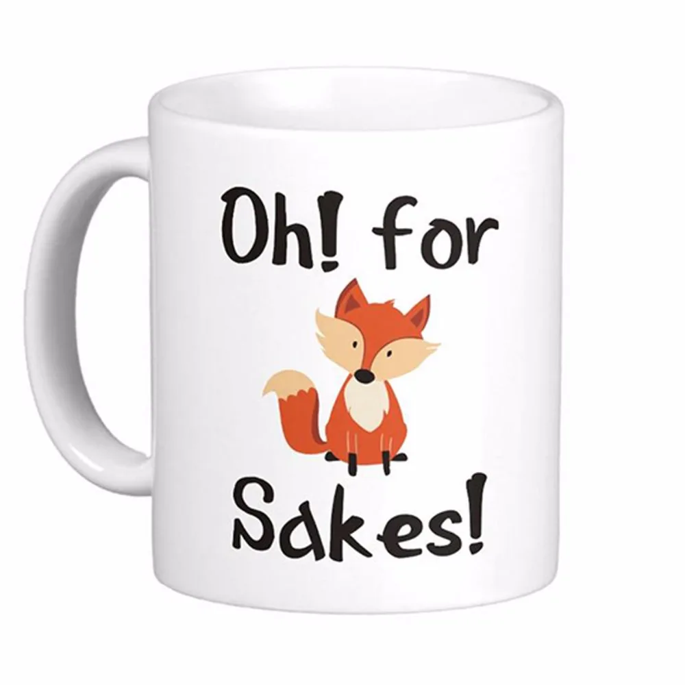 Oh For Fox Sakes белые кофейные кружки чайная кружка индивидуальный подарок от LVSURE