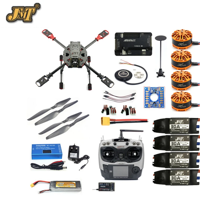 Квадрокоптер JMT 2 4 ГГц Aixs RC Дрон APM2.8 Контроллер полета M7N GPS J630 рамка из углеродного