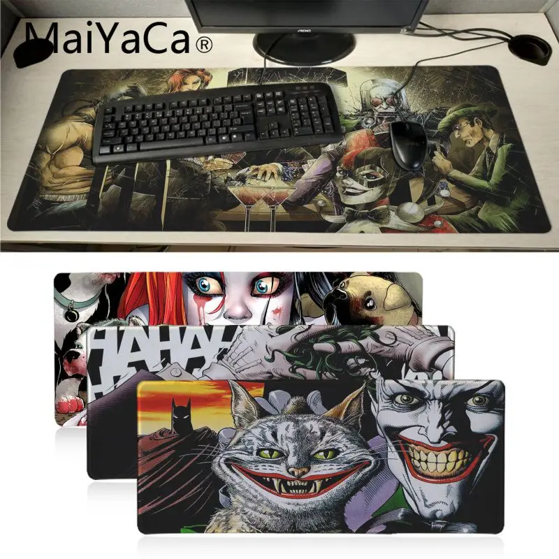 MaiYaCa Joker and his kitty уникальный настольный коврик для клавиатуры Настольный коврик компьютерный игровой планшет игровой коврик для CSGO DOTA коврик для мыши