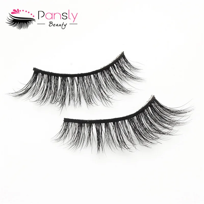 PANSLY ресницы Wispy R натуральные магнитные для наращивания Индивидуальные Накладные