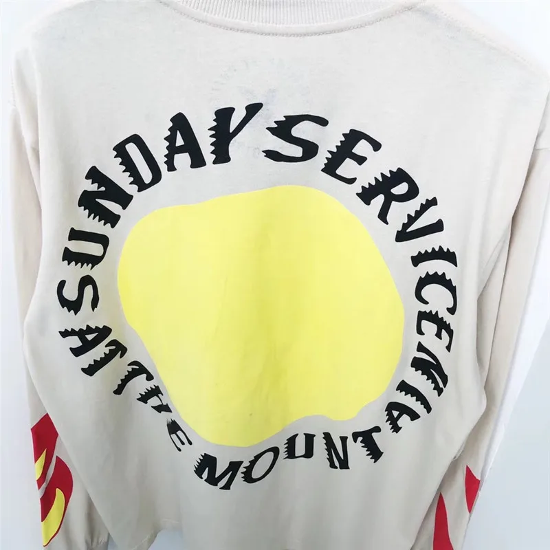 Мужская толстовка с капюшоном Kanye West Sunday Service Holy Spirit CPFM свитшоты 1:1 лучшее качество