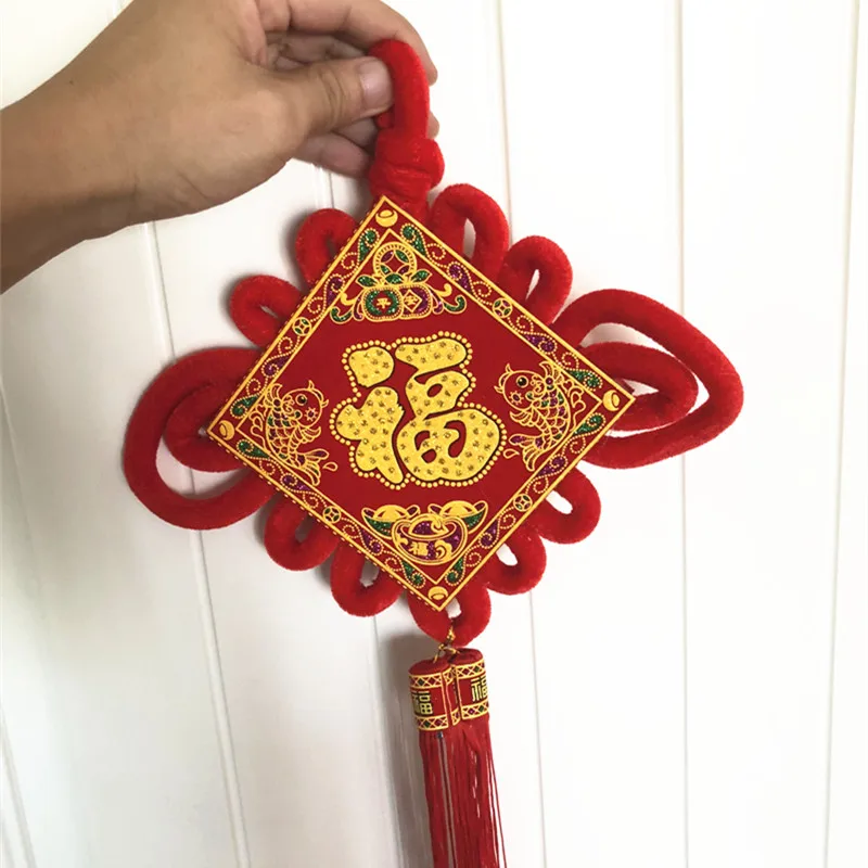 2 шт./лот традиционный китайский узел висячая пряжа декор для дверей и окон в