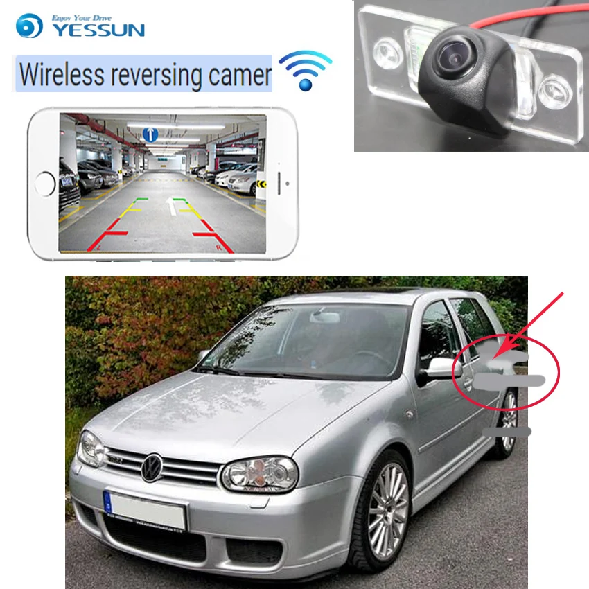 YESSUN car hd new wireless Rear  Camera    for Bora A4 1999~2005 Night Vision Backup Camer