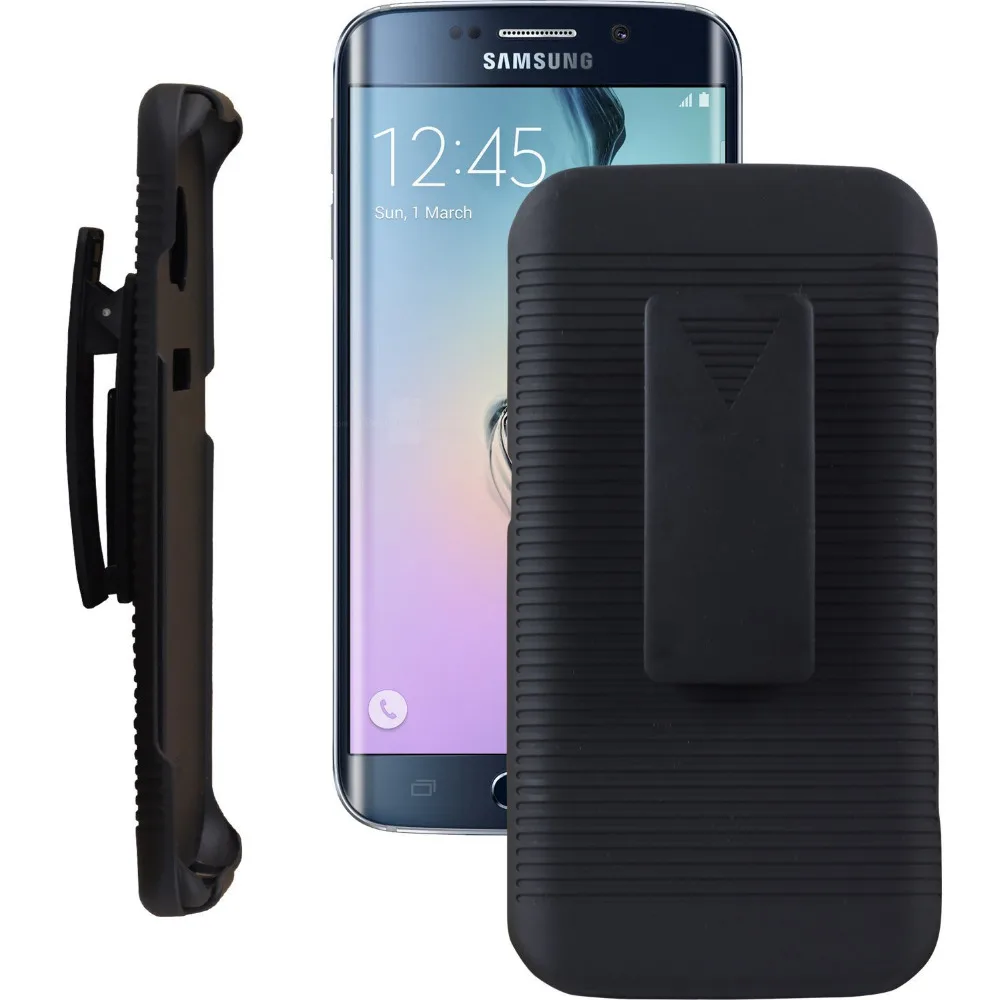 Чехол кобура 2 в 1 гибридный жесткий чехол комбо с подставкой и зажимом для ремня