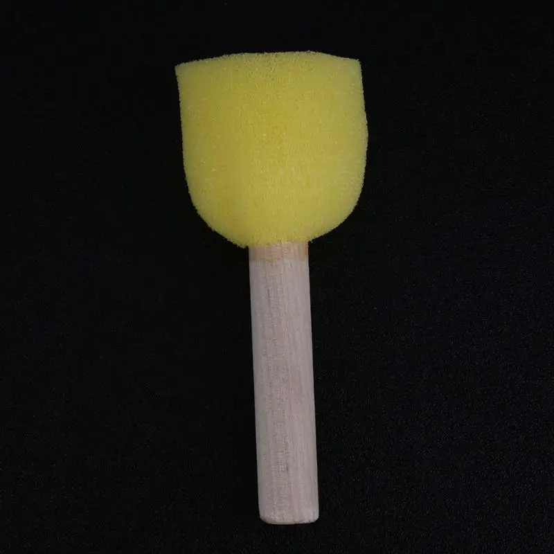 5 шт./лот Детские губки для рисования DIY игрушки с деревянной ручкой детские