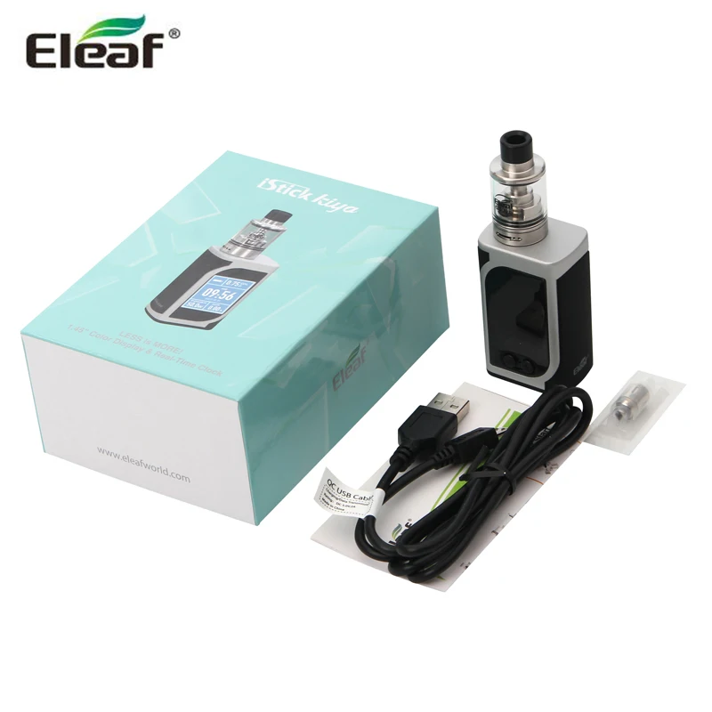 Оригинальный Eleaf iStick Kiya с GS Juni Tank Kit 50 Вт 1600 мАч батарея атомайзером 2 мл вейп