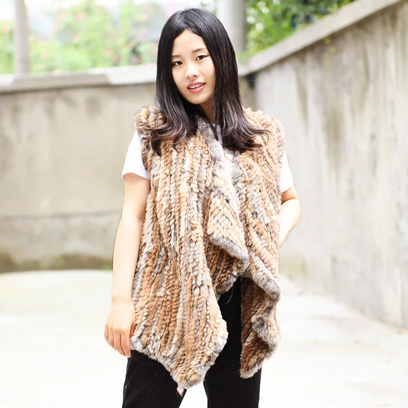 Женский вечерние лет из натурального кроличьего меха