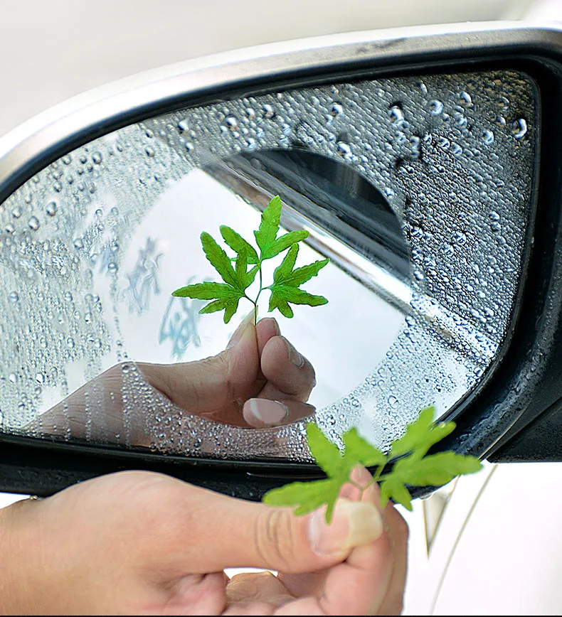 Автомобильное зеркало заднего вида 2 шт. непромокаемая пленка боковое стекло