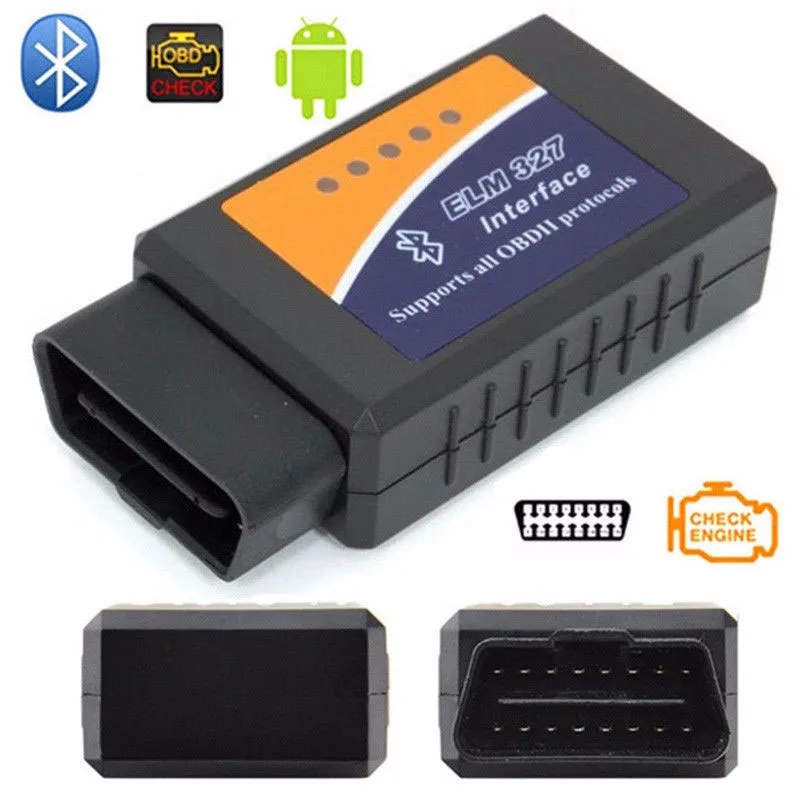 Автомобильный диагностический инструмент ELM327 OBDII Bluetooth сканер ELM 327 OBD2 работает на