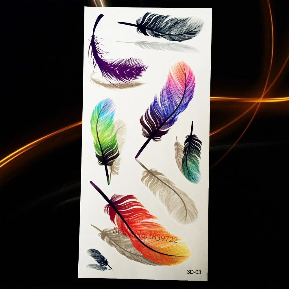 1 шт большой тату Цветок на руку Временные татуировки для Для женщин плечо макияж