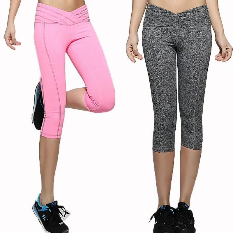 Корейские облегающие брюки для фитнеса женские высокоэластичные дышащие