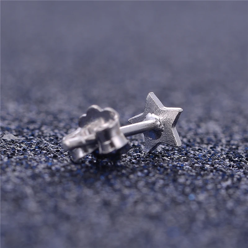 Сегодняшняя сделка недорогие 925 Стерлинговое Серебро-бижутерия серьги-гвоздики