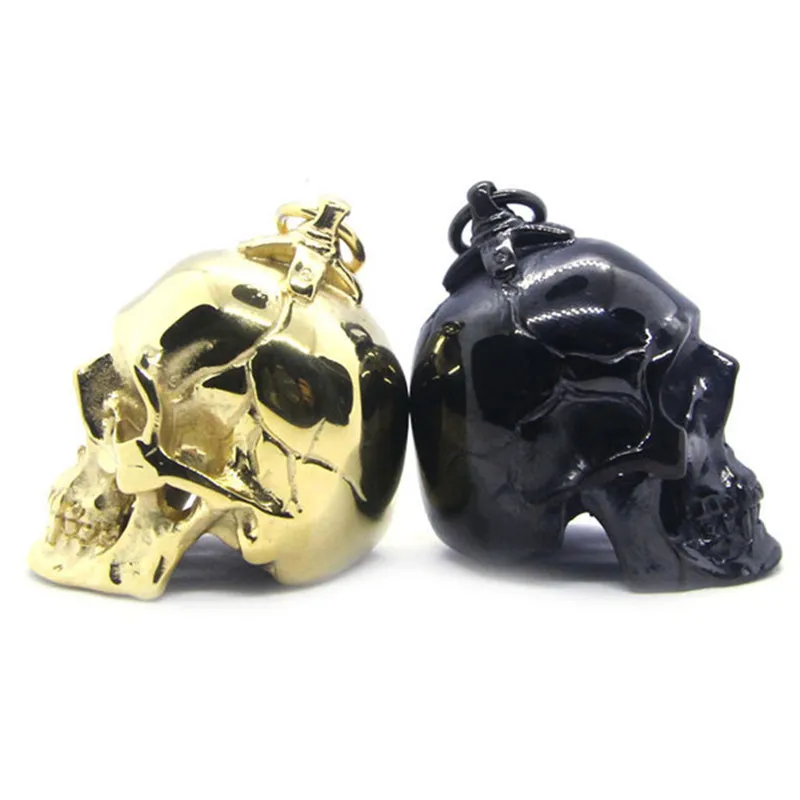 1 шт. подвеска в виде черепа из нержавеющей стали 316L