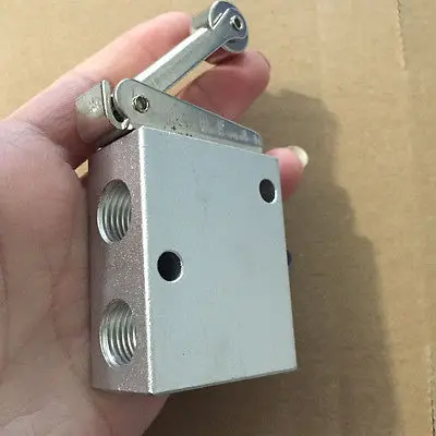 Пневматический Механический клапан G1/4 &quot 2 положения 3-стороннее колесо