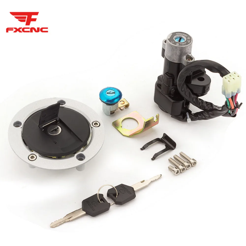 Для Suzuki GSXR600 GSXR750 GSXR1000 GSXR 600 750 1000 2004 2007 Мотоциклетная система зажигания ключ