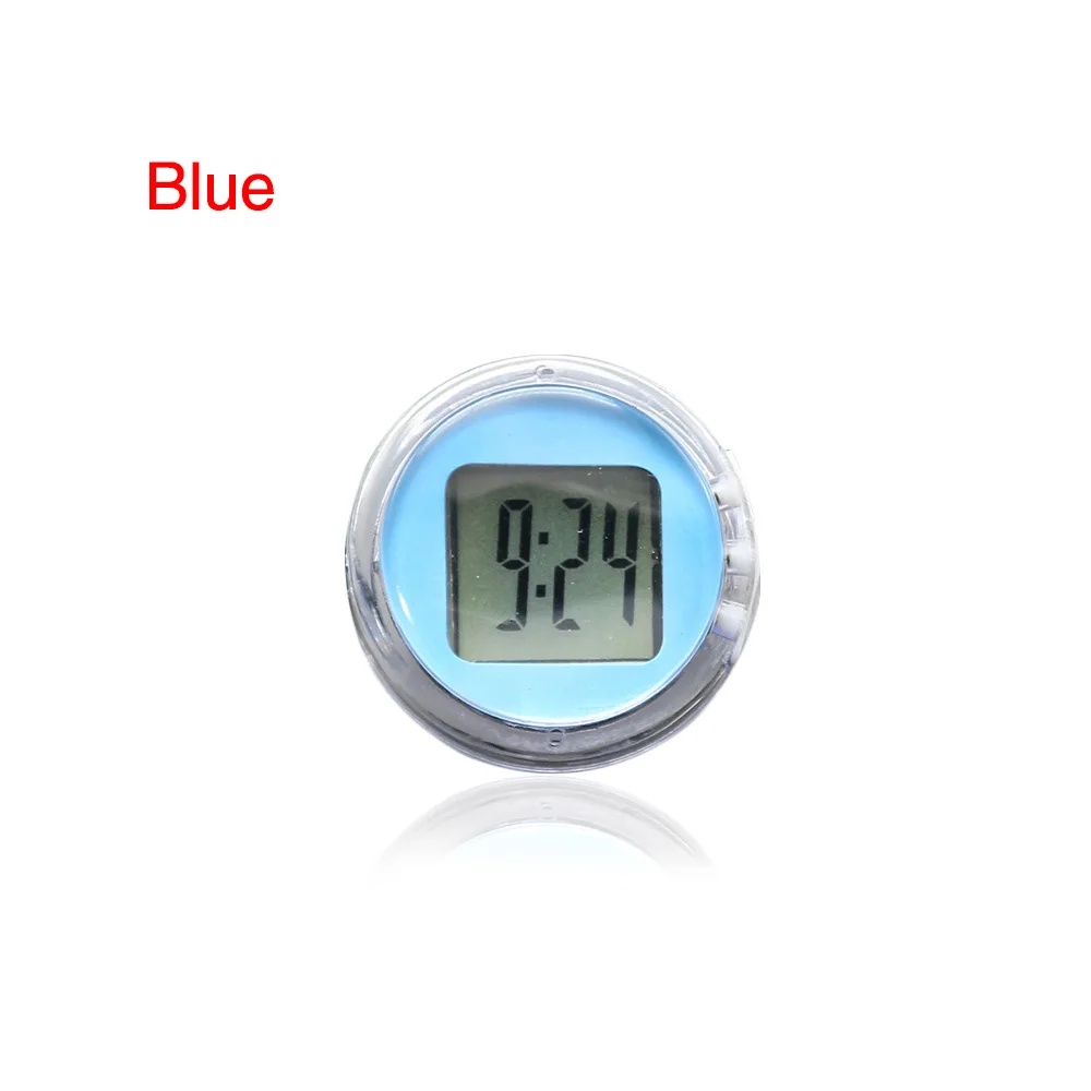 blue clock Scl moto s-Универсальный moto rcycle часы водонепроницаемый палка-на кронштейн для мотоцикла часы мото цифровые часы мото часы ATV Racing - Цвет: blue clock