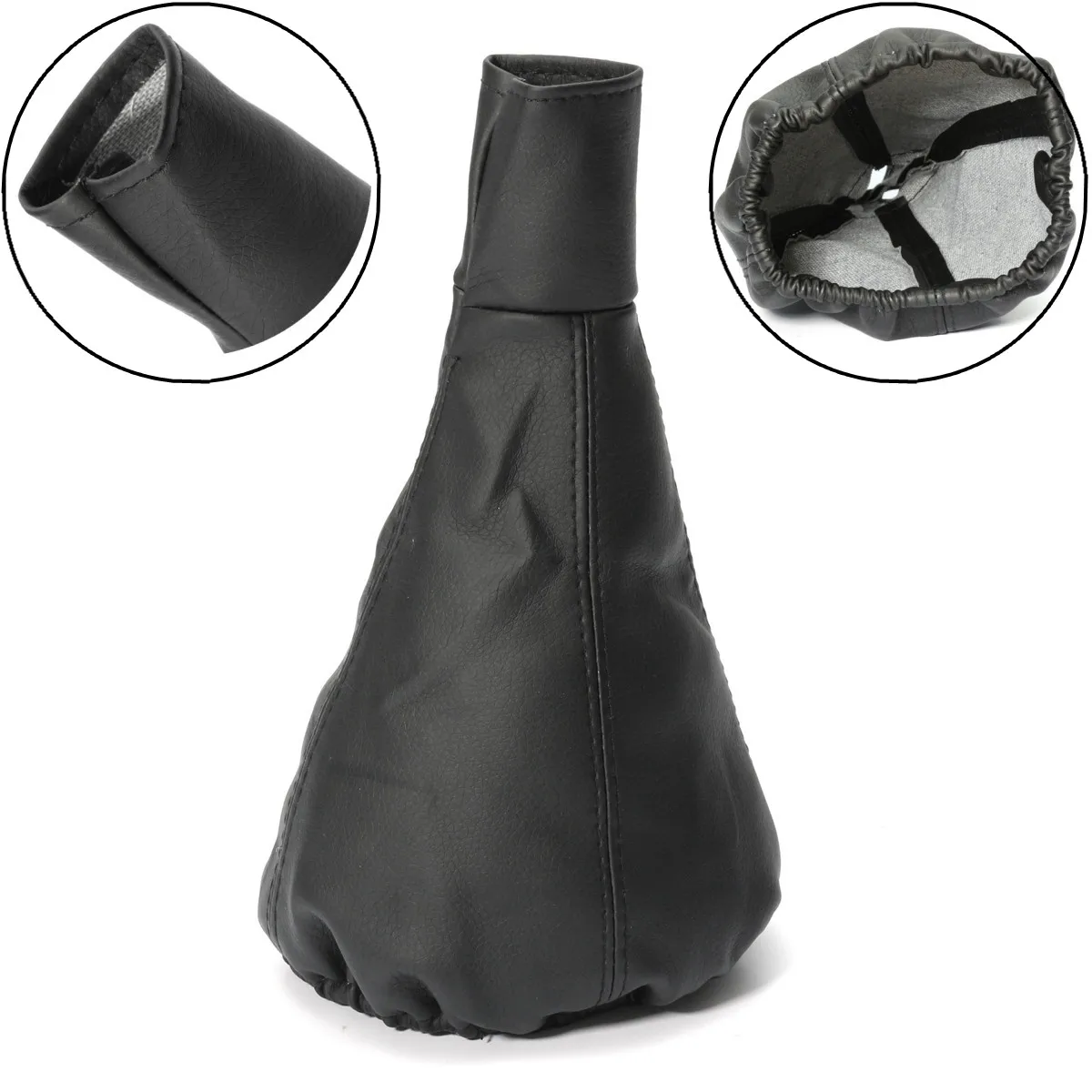 Новинка универсальная черная Автомобильная кожаная ручка переключения передач