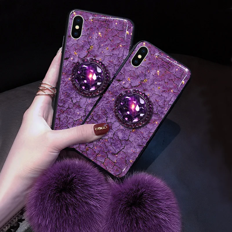 Роскошный оригинальный чехол для iPhone 6 6s Plus 7 8 X XR XS MAX меховой ремешок на запястье