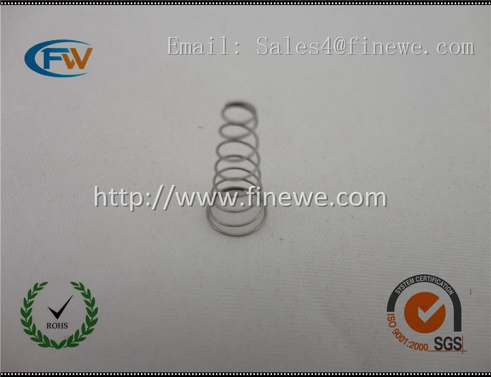 Производство под заказ коническая катушка spring спиральная компрессионная