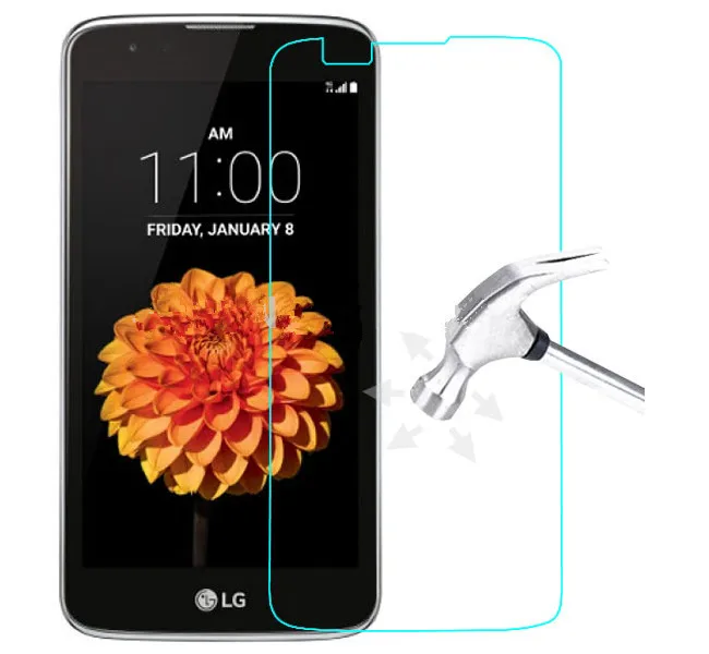 Защитное стекло для экрана LG K7 2 шт. закаленное пленка LTE K332 M1 Tribute 5 LS675 X210ds MS330 |