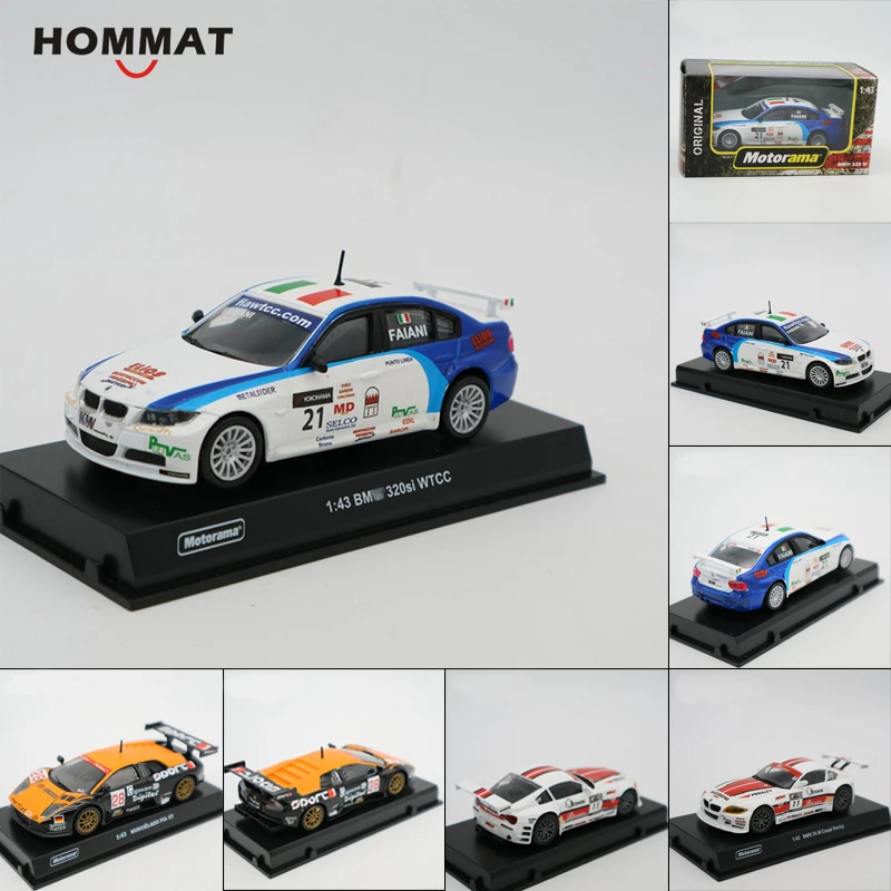 Гоммат 1/43 мотама 320SI/Z4M/мурциеллаго/MC12 Модель гоночного автомобиля 1:43 литые