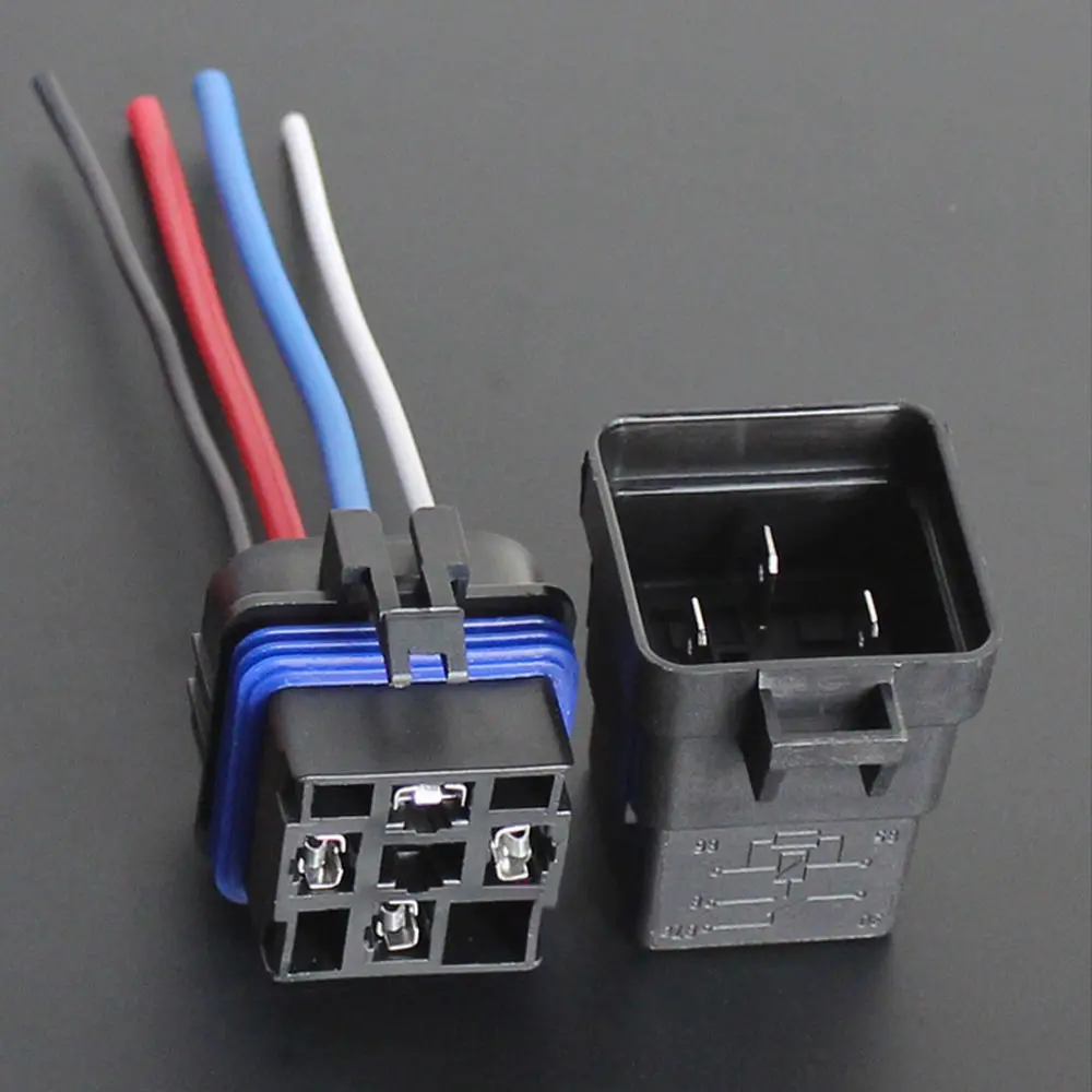 EE Поддержка автомобиля грузовик 12V 40A SPST релейный разъем 4 pin провода
