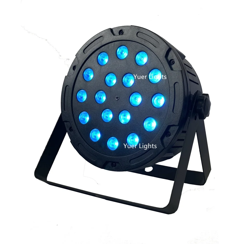 LED Par Light 18X3W DJ RGB Lights Wash Disco DMX контроллер эффект для маленькой вечеринки KTV