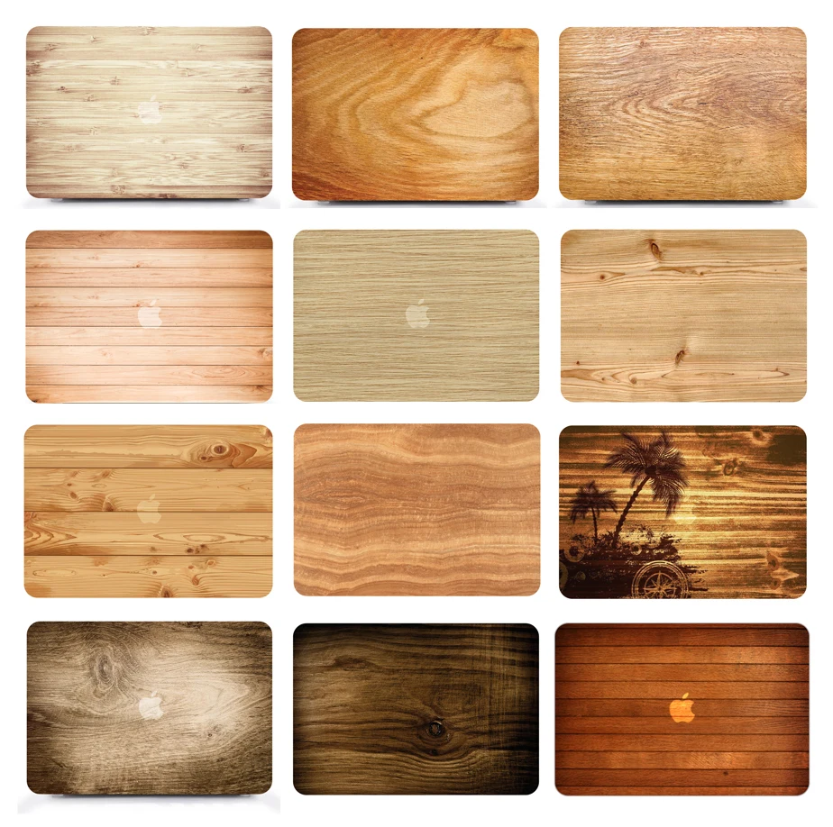 Wood pattern Laptop Case Cover+Keyboard Cover Only For Apple Macbook Air 11 Model A1465 A1370 | Компьютеры и офис