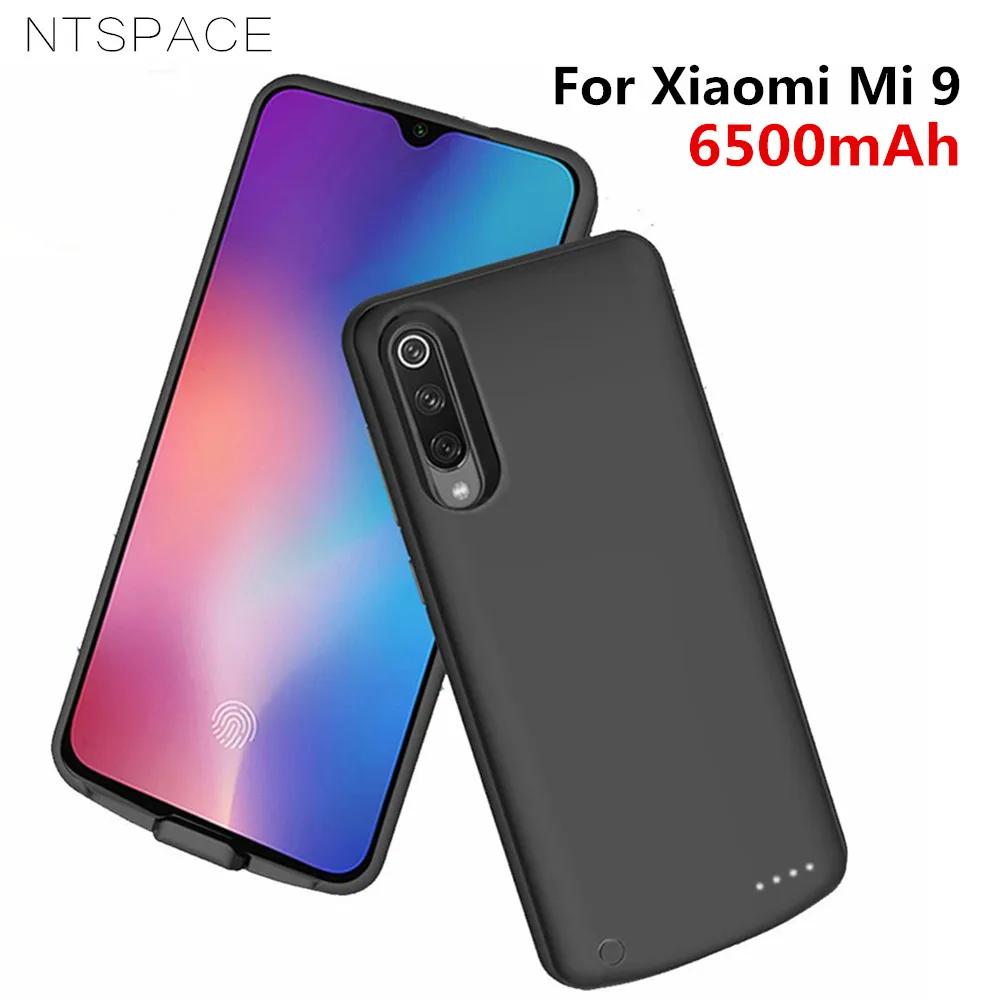 Чехол внешнего аккумулятора NTSPACE для Xiaomi Mi 9 чехлы зарядки 6500 мАч зарядного