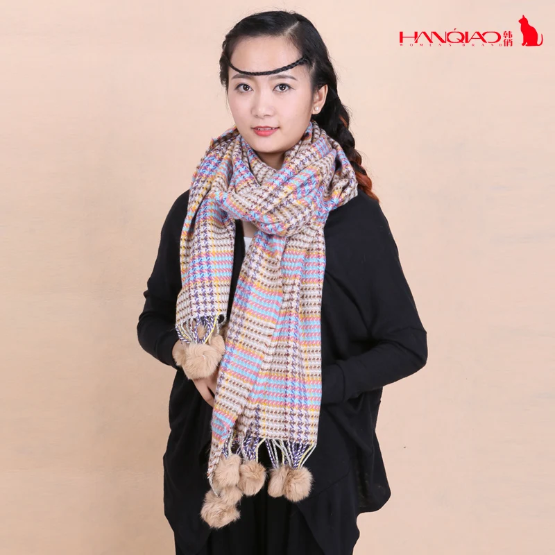 2013 autumn and winter female handmade knitted cashmere scarf air conditioning paul warm muffler cape | Аксессуары для одежды