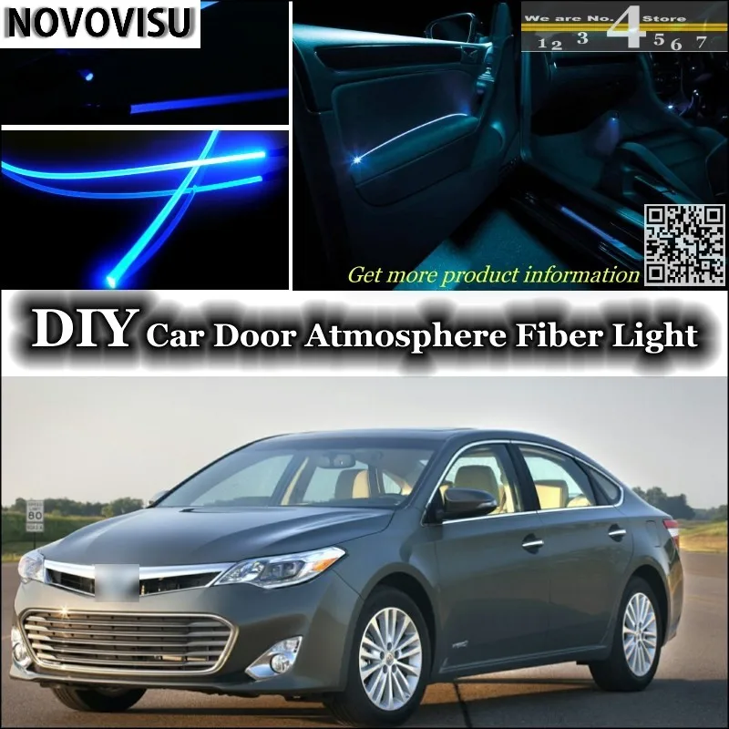 

NOVOVISU For TOYOTA Avalon / Pronard interior Ambient Light Tuning Atmosphere Fiber Optic Lights Inside Door Panel illumination