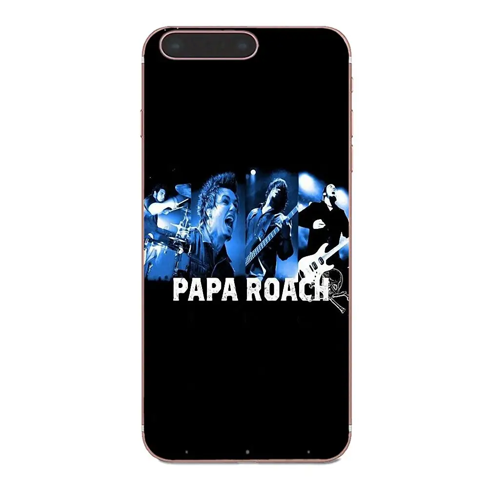 Мягкий Силиконовый ТПУ прозрачный Стильный чехол для Huawei P8 P9 P10 P20 P30 Mate 7 8 9 10 20 Lite Plus Pro 2017 Papa Roach|Чехлы-накладки|