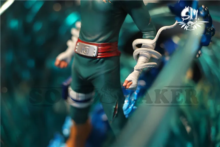 Модели вентиляторов в наличии 32 см героя аниме Наруто Хьюга Неджи GK Смола Статуя