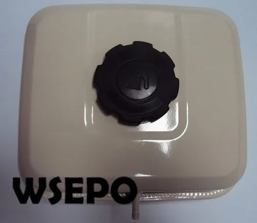 Качество Chongqing! Топливный бак в сборе для горизонтального 4-тактного дизельного двигателя с воздушным охлаждением 168F 3.5HP 196CC