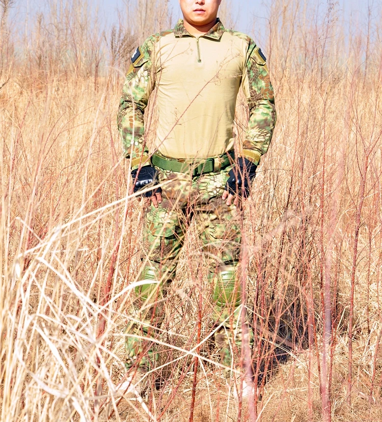 Тактическая камуфляжная форма Gen3 боевая рубашка штаны военный страйкбол