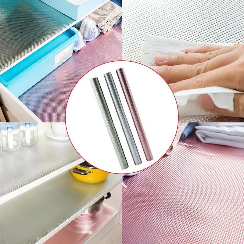 Waterproof Kitchen Table Mat Drawers Cabinet Shelf Liners Non Slip Cupboard Placemat Organization Accessories