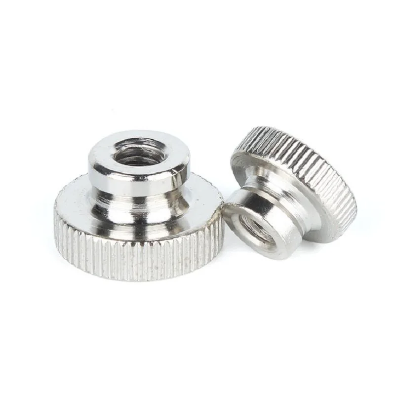 

Nickel plated Hand screw nut M3 M4 M5 M6 M8 M10 knurled nut X20