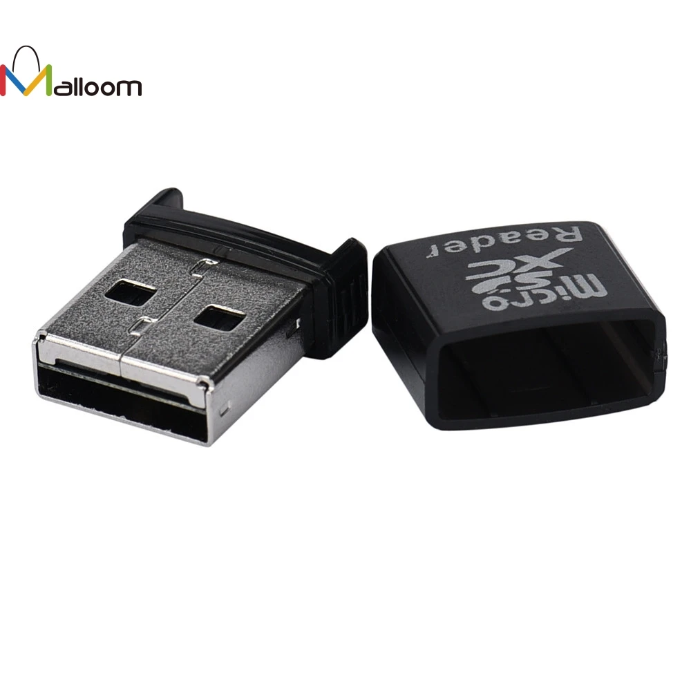 Malloom мини Супер Скоростной USB 2,0 Micro SD/SDXC TF быстрый скорость передачи карт ридер адаптер Высокое качество для Windows для Mac