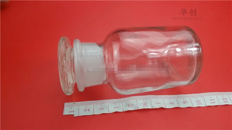 3 шт./лот медицинская стеклянная бутылка с широким горлышком прозрачная для