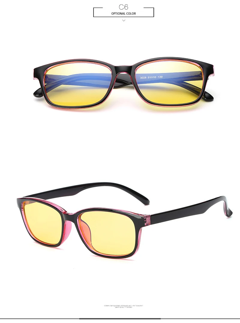 Модные Анти усталость прозрачные линзы защита для глаз оправа очков Женский