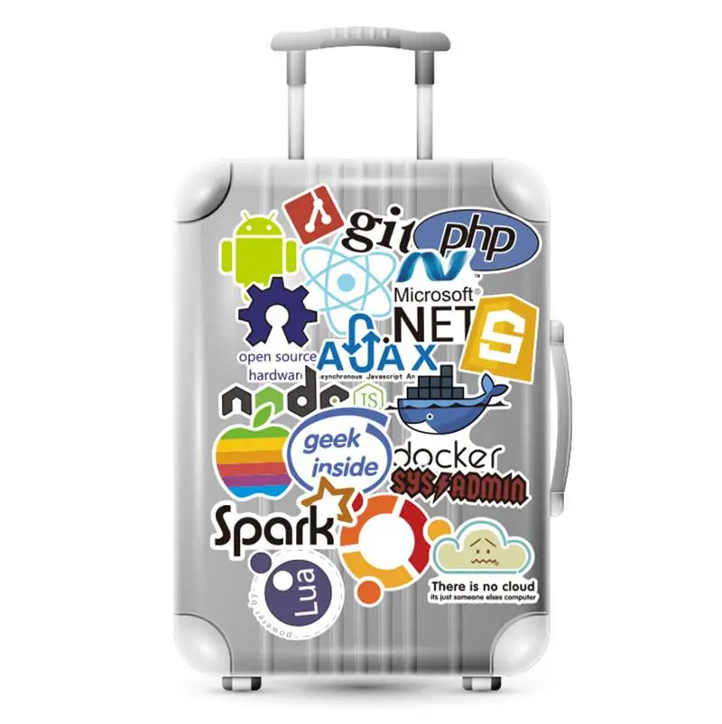 50 шт./лот интернет Java JS Php Html облачный Docker язык программирования биткоинов APP