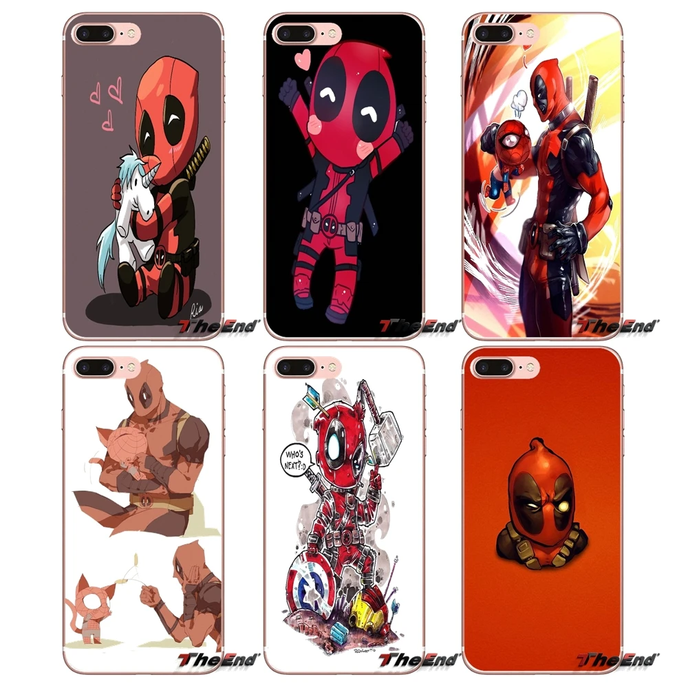 Чехол для телефона chibi dead pool Anime Deadpool Huawei G7 G8 Ascend P7 P8 P9 Lite Honor 4C 5X 5C 6X Mate 7 8 9 Y3 Y5 II Pro|case