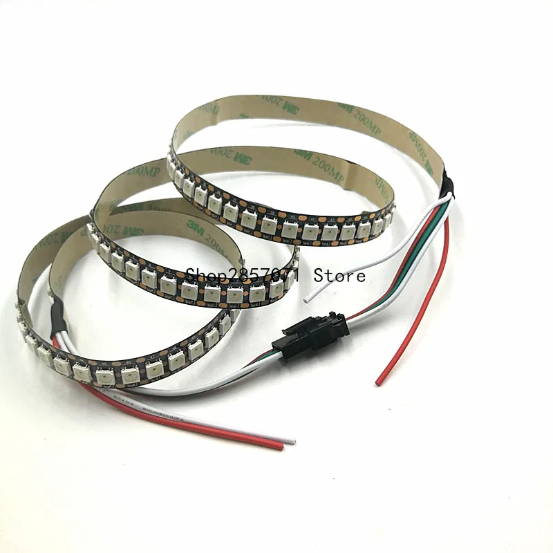 WS2812B 5050 RGB Светодиодная лента 5 м 150 300 светодиодов 144 30 светодиодов/м