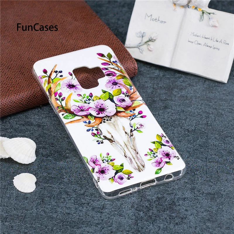 Светящийся чехол для coque samsung Galaxy S9 плюс + силиконовый S 9 Серебристые блеск крышка