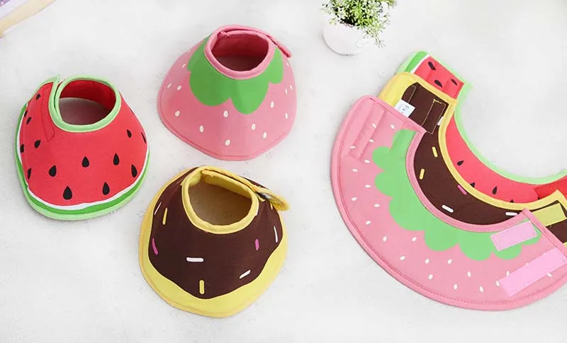 Аксессуары для домашних животных Elizabeth Circle Fruit Donuts ошейники для шеи Защитные против царапин Пэт Круг для заживления ран медицинское восстановление 10A