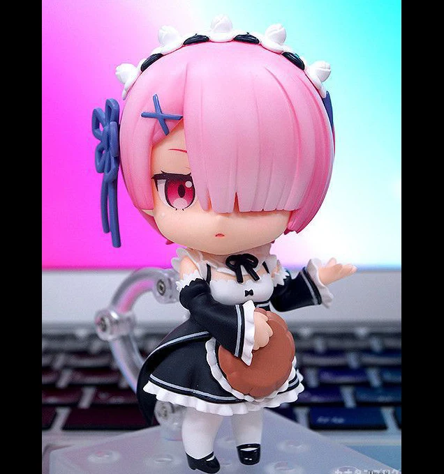 Бесплатная доставка милые 4 &quotNendoroid Re: Zero kara Hajimeru Isekai Seikatsu Rem в коробке 10 см ПВХ
