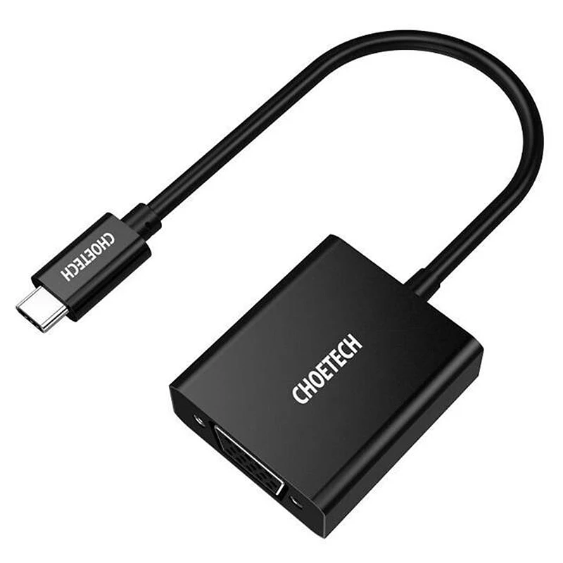 Choetech USB Type C папа-Vga Женский адаптер кабель конвертер для Macbook смотреть более