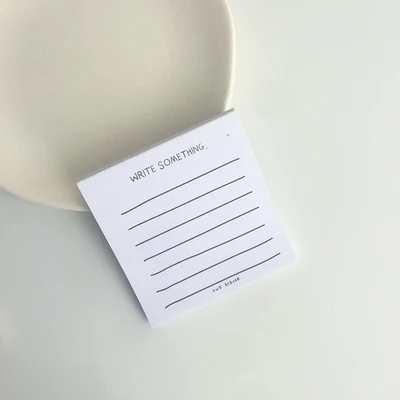 Write something Креативный блокнот ins для заметок, ежедневник, офисный стол, Проверка списка, список сообщений, блокнот, школьные офисные принадлежности, Канцтовары - Цвет: Write something